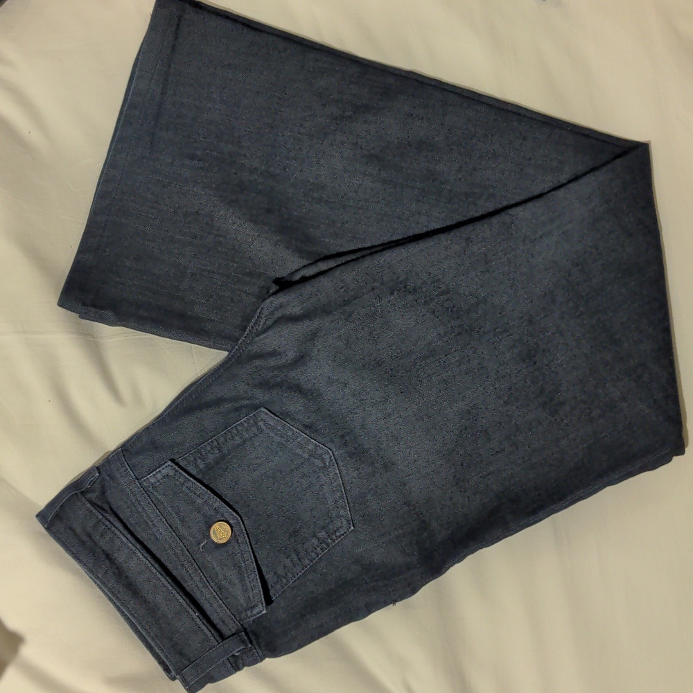 Michael Kors Dark Navy Blue Wide Leg Jeans Size 4